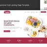 Foodera - Responsive Food Landing Page Template