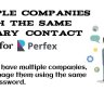 Multiple Companies with the Same Primary Contact for Perfex CRM