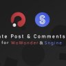 Translation Post & Comments for WoWonder & Sngine