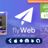 FlyWeb for Web to App Convertor Flutter + Admin Panel