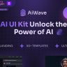 Aiwave - AI SaaS Website + Dashboard React NextJS UI Kit