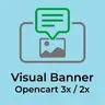 Visual Banner (баннеры с метками) для Opencart