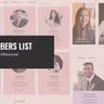 JUX Members List